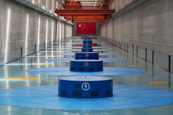 三峡左岸电站。汤伟摄